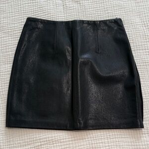 Alice + Olivia leather  Mini Skirt